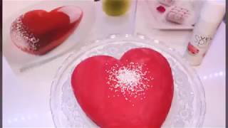 Recette Entremet Saint Valentin حلوى فرنسية راقية [upl. by Ahsiekam]