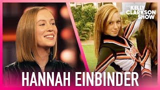 Hannah Einbinder Reacts To Throwback Competition Cheerleader Photo [upl. by Nosyarg29]