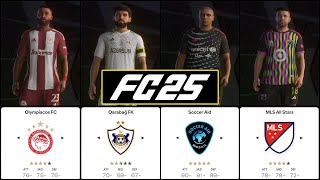 EA FC 25  NEW Rest of World  Teams Ratings amp Kits ✅ [upl. by Nosniv]