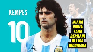 Mario Kempes Mesin Gol Argentina Piala Dunia 1978 Yang Main Di Liga Indonesia [upl. by Elrebma]