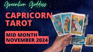 CAPRICORN TAROT quotA MASSIVE REBIRTHquot MID MONTH NOVEMBER 2024 [upl. by Garfinkel]