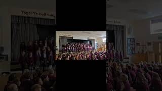 GRESFORD ALL SAINTS SCHOOL CHOIR SINGING LOST IN THE DARK Declan SwansFilmed by MusicSport Wxm [upl. by Brackett613]