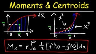 Moment Center of Mass and Centroid  Calculus Problems [upl. by Colombi]