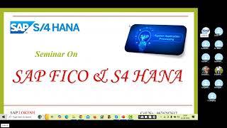 SAP FICO S4HANA Demo in Telugu  Complete Overview  By Lokesh [upl. by Alexi]