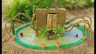 Build Crab House And Build Swimming Pool Under Crab House [upl. by Benjy]