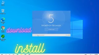 Maxthon Nitro web browser fast free downloadinstall [upl. by Yvad]