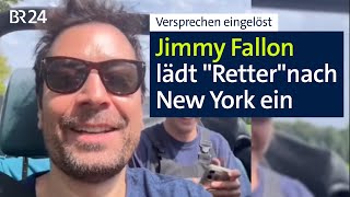 Fallon hält Versprechen Familie aus Gmund fliegt nach New York  Abendschau  BR24 [upl. by Rosinski]