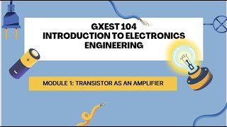 TRANSISTOR AS AN AMPLIIFER [upl. by Johannessen]