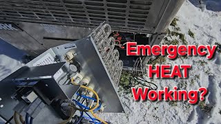 How to know if the emergency heat is working heatpump emergencyheat [upl. by Leuams]