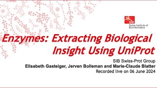 Enzymes Extracting Biological Insight Using UniProt [upl. by Aikrehs656]