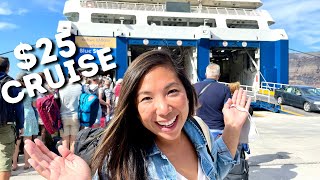 Greek Island Hopping DIY CRUISE  to Naxos [upl. by Aliahkim]