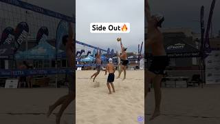 Side out by Partain and Owen🔥🏐 beachvolleyball volleyball volleyballworld volleyballplayer [upl. by Catton]