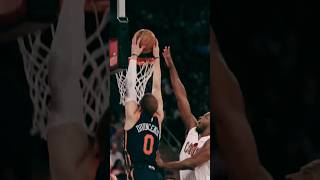 DiVincenzo DUNK knicks nba shorts dontedivincenzo dunk [upl. by Ddat]