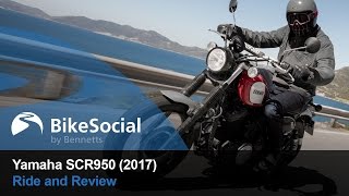 Yamaha SCR950 2017  Ride and review  BikeSocial [upl. by Conway881]