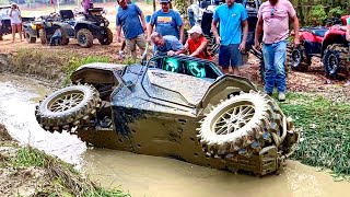 CanAm Commander DOWN  Mudslangers Colt Ford Event Pt 2 [upl. by Esten]