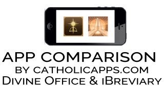 Catholic Apps Comparison  iBreviary amp Divine Office apps for Praying the Liturgy of the Hours [upl. by Gaudet]