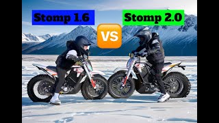 Stomp E Box 20 VS Stomp 16 E Box Race Dirt bike crash dirtbike bike crash dirtbikes ebikes [upl. by Neehsas]