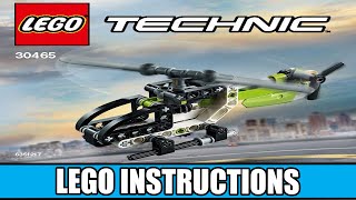 LEGO Instructions  Technic  30465  Helicopter [upl. by Barnaby]