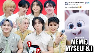 Stray Kids React To Stray Kids Memes  스트레이 키즈 Meme Myself amp I [upl. by Allwein]