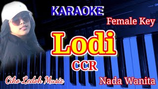 LODICCRFemale KeyKaraoke [upl. by Nauqaj]