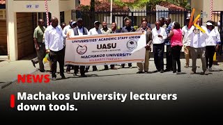 Machakos University Lecturers Strike After Government Fails to Address Concerns [upl. by Waldos]