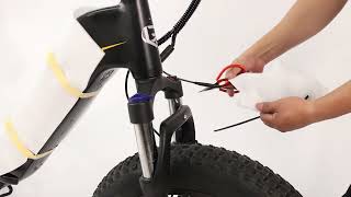 Bodywel F20 Pro Fat Tire Ebike assembly video [upl. by Durante]