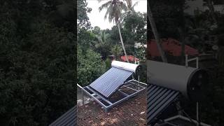 Pressurized Solar Water Heater Installation Vguard 200ltr 8 bar [upl. by Nary]