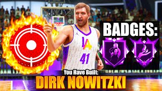 This Dirk Nowitzki Build is DOMINATING PRO AM on NBA 2K24 [upl. by Joanie]