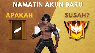 NAMATIN Akun Baru FF ke RANK MASTER KUNING [upl. by Sido721]