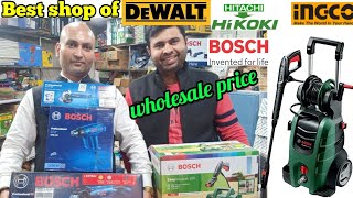 Wholesale price Bosch hikoki arkari devolt ingco drill machine screwdriver water pressure blower [upl. by Naletak]