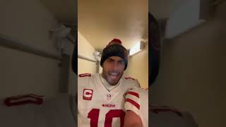 Jimmy Garoppolo is PUMPED UP [upl. by Cordi]