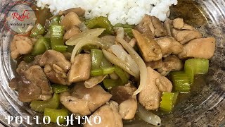 POLLO estilo CHINO con apio y cebolla muy RICO y sencillo [upl. by Armyn]