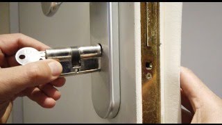 How to replace a lock cylinder [upl. by Ardyth31]