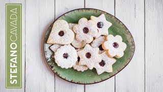 SPITZBUBEN  Biscotti di pasta frolla con confettura di frutta 🎄 [upl. by Illene]