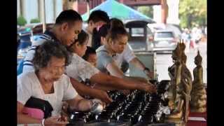 Makha Bucha Celebrations Chiang Mai Thailand 2015 [upl. by Siurad831]