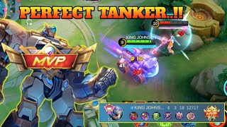 JOHNSON TANK BUILD STILL A KILLER TANK 🔥  GAMEPLAY JOHNSON BUILD TANK  MLBB [upl. by Adeehsar]