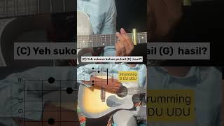 Alag Aasmaan Guitar chords  Easy guitar lesson [upl. by Ennaeilsel581]