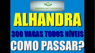 ALHANDRA PB CONCURSO PÚBLICO PREFEITURA ALHANDRA PARAÍBA PROVA SIMILAR ANTERIOR GABARITO SIMULADO AP [upl. by Condon]