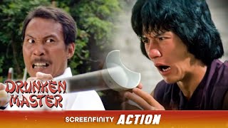 Jackie Chans MOST ICONIC FIGHT Scene  Drunken Master  Screenfinity Action [upl. by Delora]