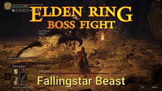 Elden Ring  Boss Fight  Fallingstar Beast [upl. by Leirua]