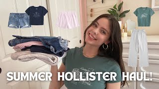 Summer Hollister Haul 2024 ☀️ [upl. by Anihc]