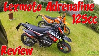 Lexmoto Adrenaline 125cc review with Sinnis Apache comparison [upl. by Adiuqal107]