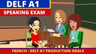 DELF A1 Production orale  French Speaking Exam Practice Preparation for Beginners [upl. by Eseekram]