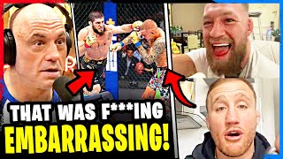 MMA Community Reacts  Islam Makhachev vs Dustin Poirier HIGHLIGHTS UFC 302 [upl. by Annait707]