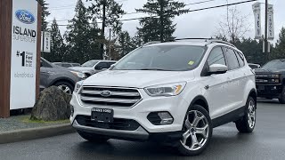 2017 Ford Escape Titanium  Twin Panel Moon Roof Nav Power Front Seats Review  Island Ford [upl. by Down]