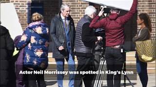 Neil Morrissey films scenes for ITV drama Unforgotten in Norfolk [upl. by Nylarej]