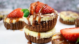 The BEST Mini Brownie Cheesecake Recipe  Very easy and delicious Mini Cheesecake Brownie [upl. by Sophie]