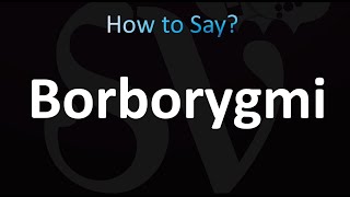 How to Pronounce Borborygmi correctly [upl. by Weatherley]