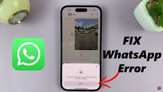 WhatsApp Error  You Cant Join This Group Because This Invite Link was Reset  How To Fix [upl. by Nnaegroeg]