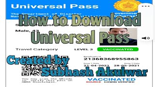 How to Download Universal Pass [upl. by Enirod307]